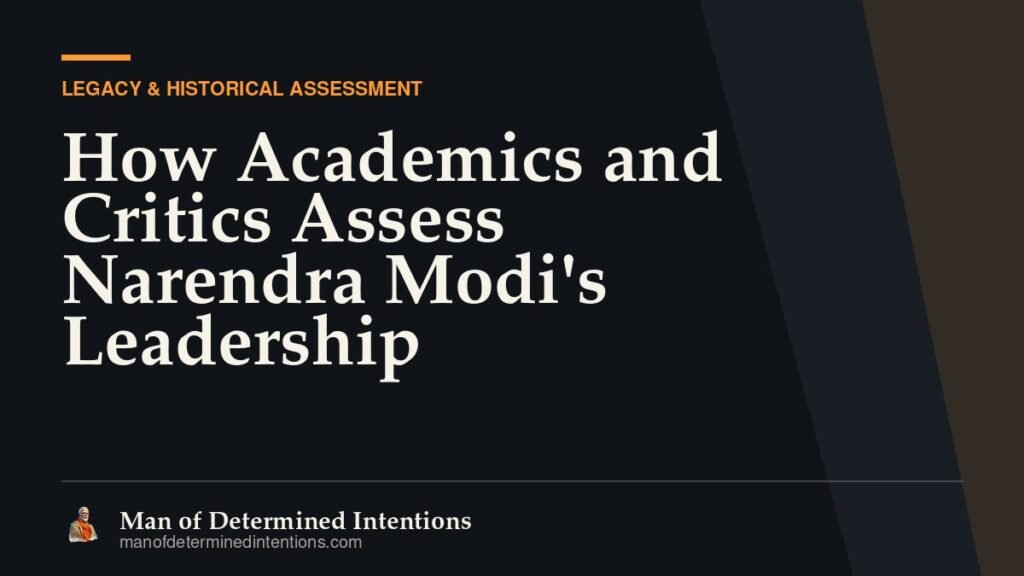 How Academics and Critics Assess Narendra Modi’s Leadership