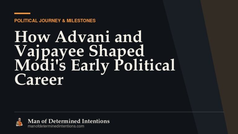 How Advani and Vajpayee Shaped Modi’s Early Political Career
