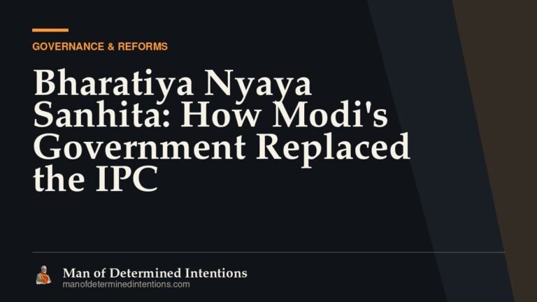 Bharatiya Nyaya Sanhita: How Modi’s Government Replaced the IPC