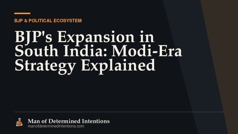 BJP’s Expansion in South India: Modi-Era Strategy Explained