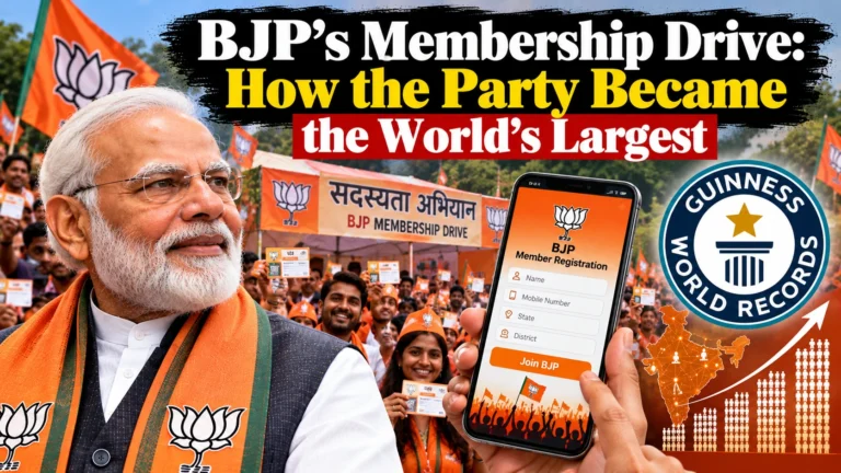 BJP’s Membership Drive: How the Party Became the World’s Largest