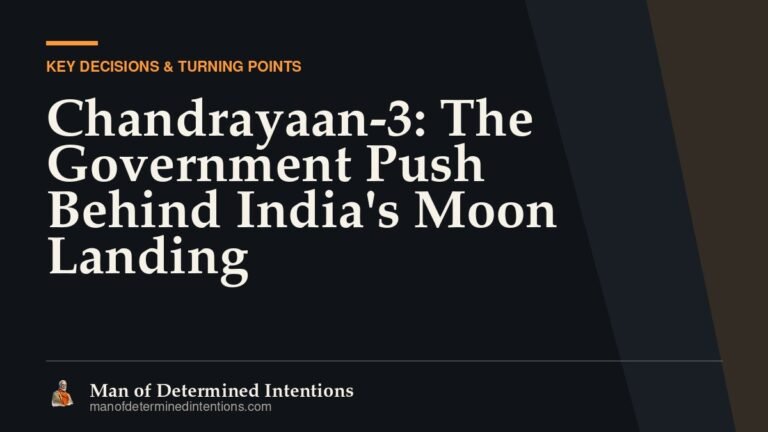 Chandrayaan-3: The Government Push Behind India’s Moon Landing