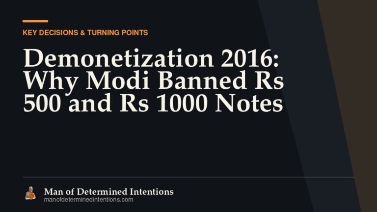Demonetization 2016: Why Modi Banned Rs 500 and Rs 1000 Notes