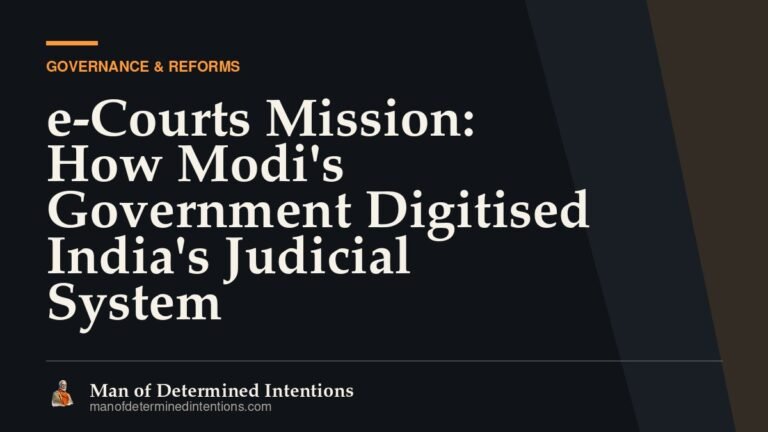 e-Courts Mission: How Modi’s Government Digitised India’s Judicial System
