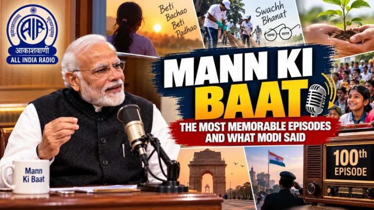 Mann Ki Baat: The Most Memorable Episodes and What Modi Said