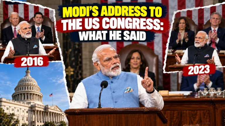 Modi’s Address to the US Congress: What He Said