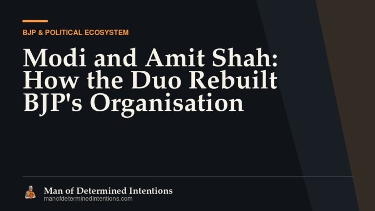 Modi and Amit Shah: How the Duo Rebuilt BJP’s Organisation