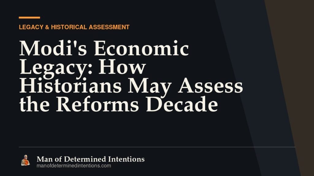 Modi’s Economic Legacy: How Historians May Assess the Reforms Decade