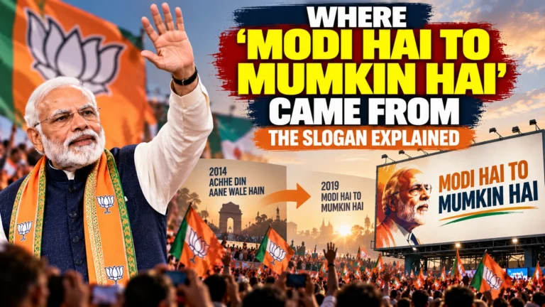 Where ‘Modi Hai To Mumkin Hai’ Came From: The Slogan Explained