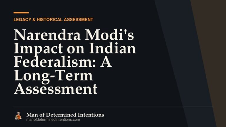 Narendra Modi’s Impact on Indian Federalism: A Long-Term Assessment