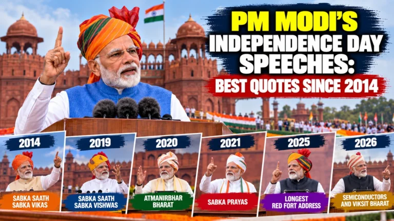 PM Modi’s Independence Day Speeches: Best Quotes Since 2014