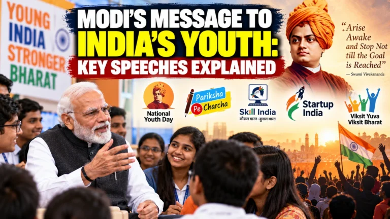 Modi’s Message to India’s Youth: Key Speeches Explained