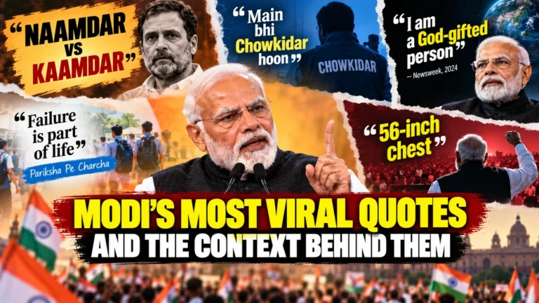 Modi’s Most Viral Quotes and the Context Behind Them
