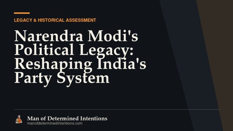 Narendra Modi’s Political Legacy: Reshaping India’s Party System