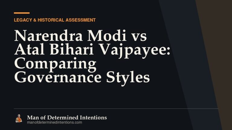 Narendra Modi vs Atal Bihari Vajpayee: Comparing Governance Styles