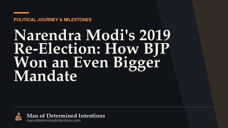 Narendra Modi’s 2019 Re-Election: How BJP Won an Even Bigger Mandate
