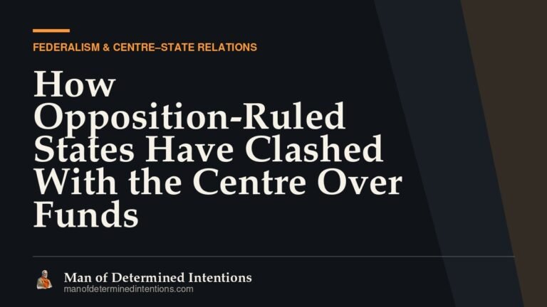 How Opposition-Ruled States Have Clashed With the Centre Over Funds