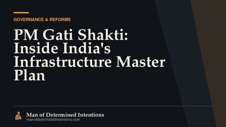 PM Gati Shakti: Inside India’s Infrastructure Master Plan