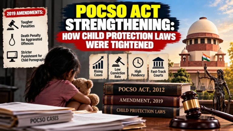 POCSO Act Strengthening: How Child Protection Laws Were Tightened