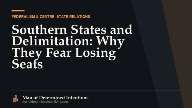 Southern States and Delimitation: Why They Fear Losing Seats