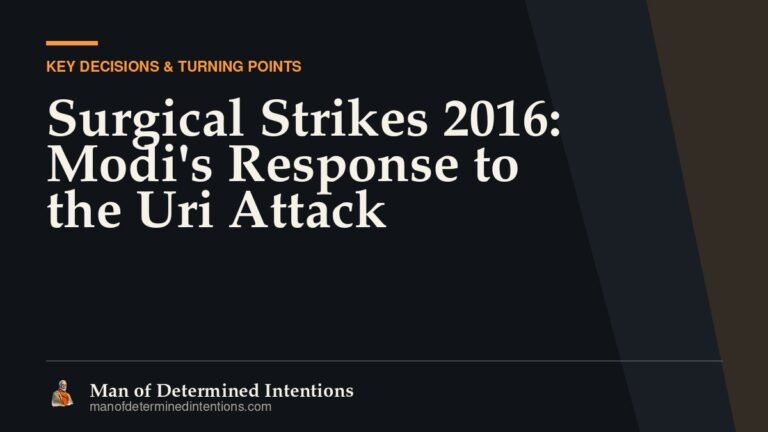 Surgical Strikes 2016: Modi’s Response to the Uri Attack