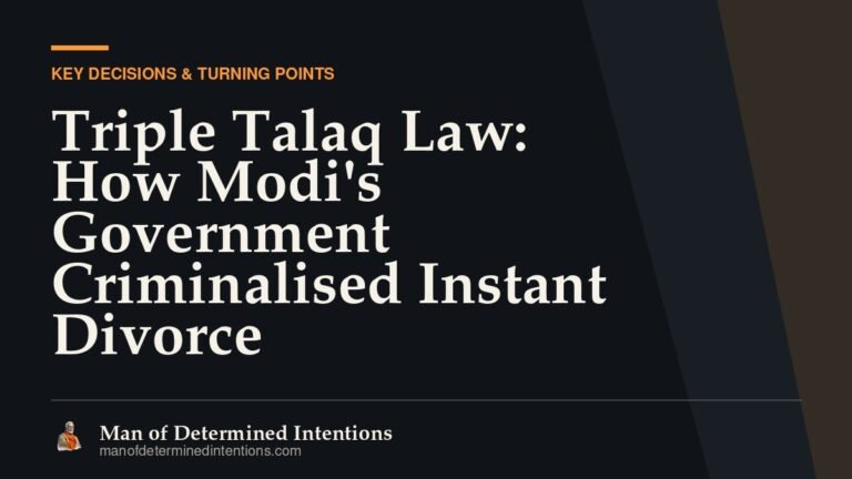 Triple Talaq Law: How Modi’s Government Criminalised Instant Divorce