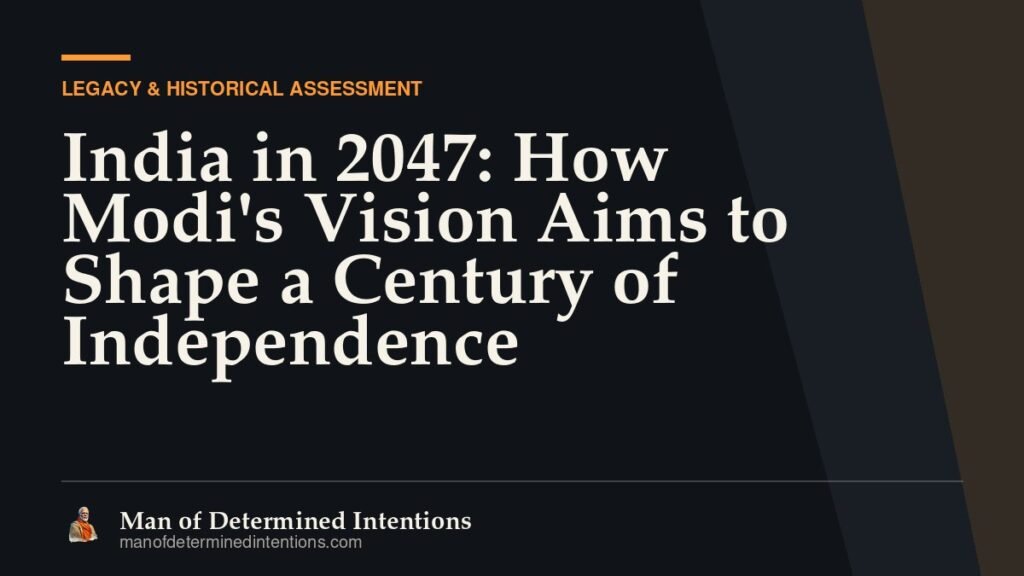 India in 2047: How Modi’s Vision Aims to Shape a Century of Independence
